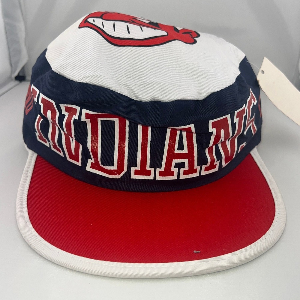 Vintage Cleveland Indians Hat Chief Wahoo MLB‎ Painter Cap Twins Enterprise NEW